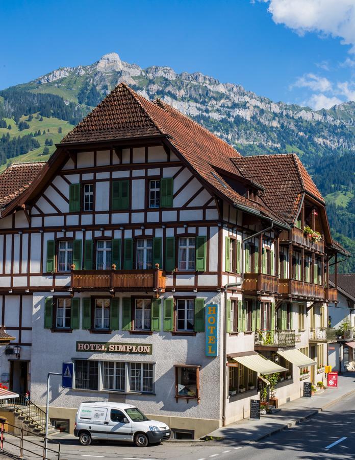 Hotel Restaurant Simplon Frutigen Eksteriør billede