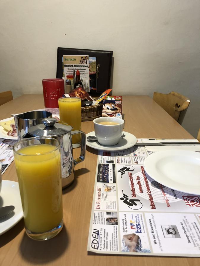 Hotel Restaurant Simplon Frutigen Eksteriør billede